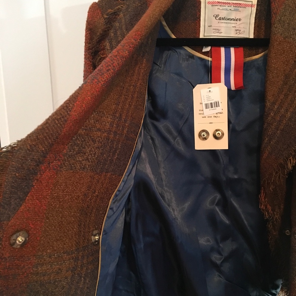 Soft Plaid Blazer from Anthropologie - Picture 4 of 6